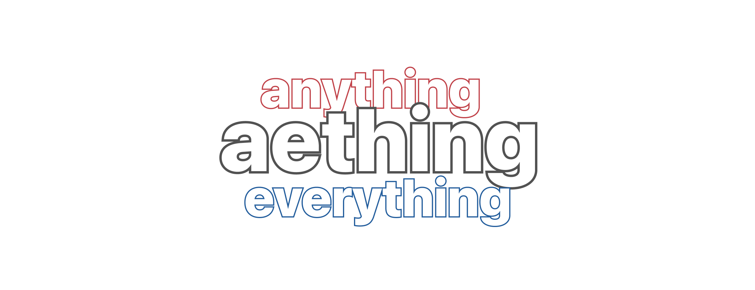 anything and everything = aething